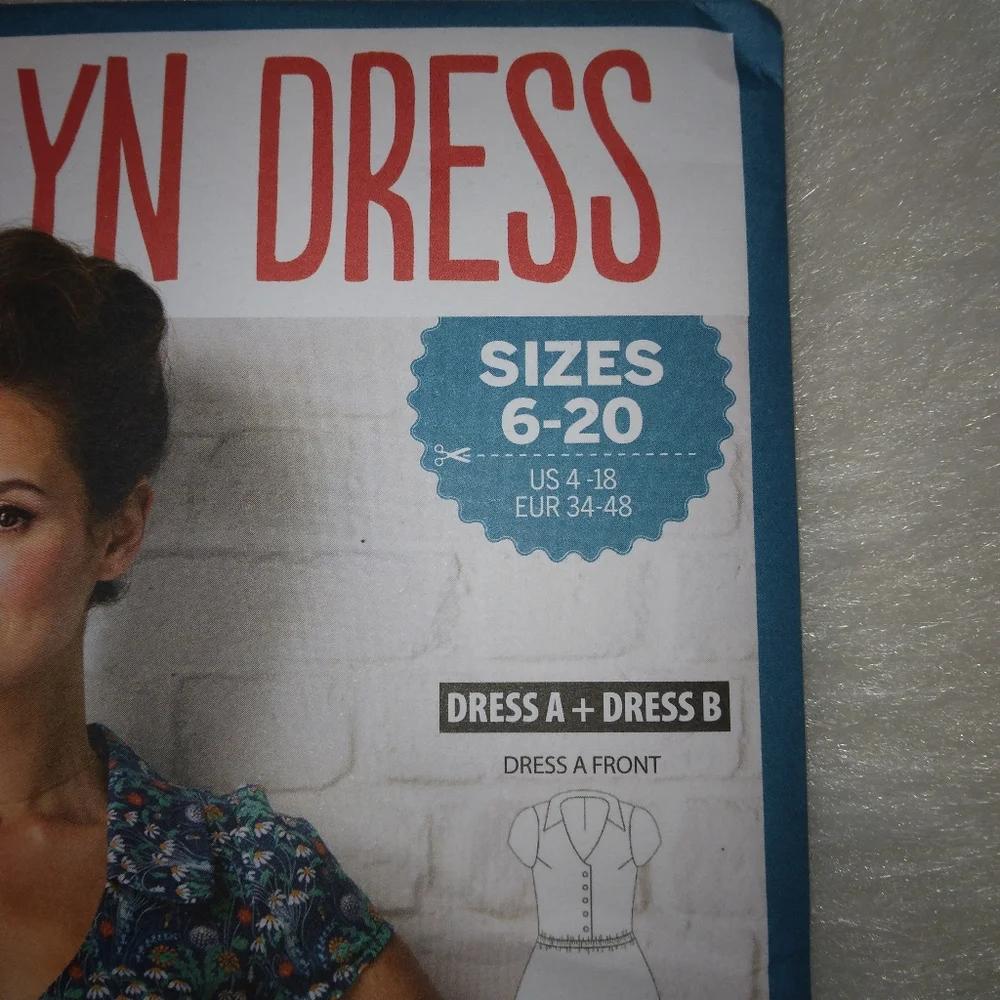 Simply Sewing,  The Evelyn Dress, size 4-18